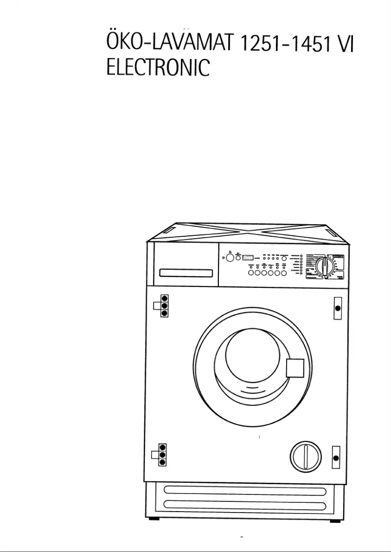 Page n°1 - Manuel utilisateur AEG Lavamat 1251