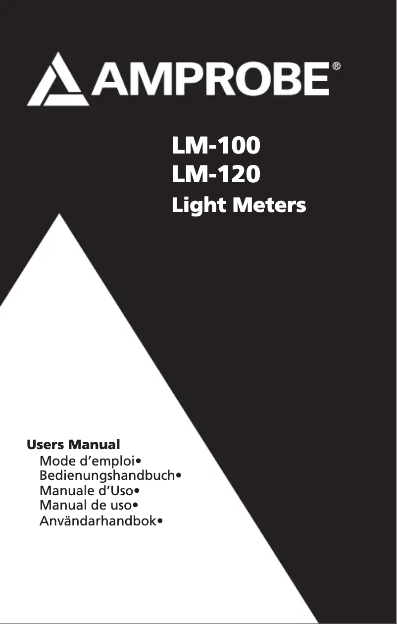 Image de la première page du manuel de l'appareil LM-120