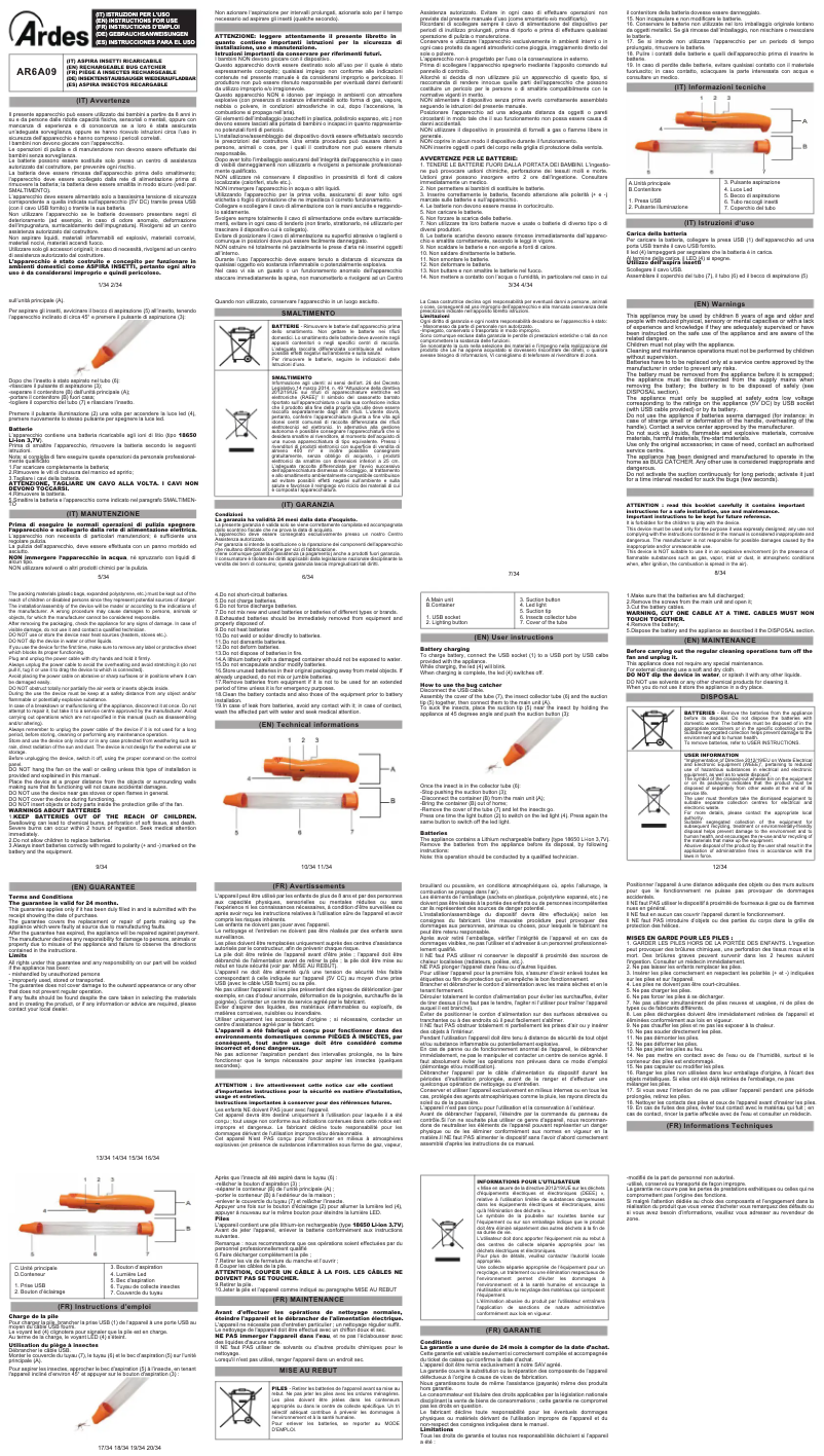 Página 1 del manual Manual de usuario Ardes AR6A09
