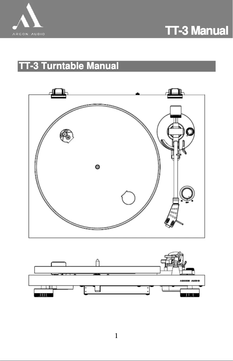 Image de la première page du manuel de l'appareil TT-3
