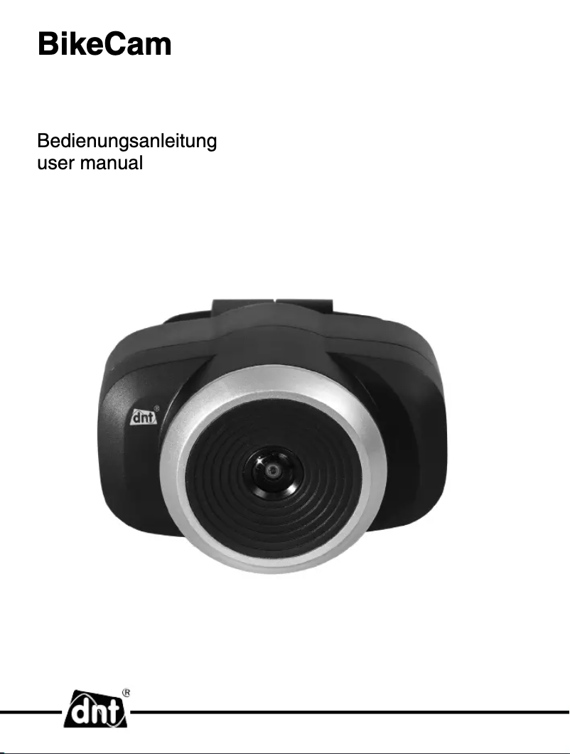 Página 1 del manual Manual de usuario dnt BikeCam