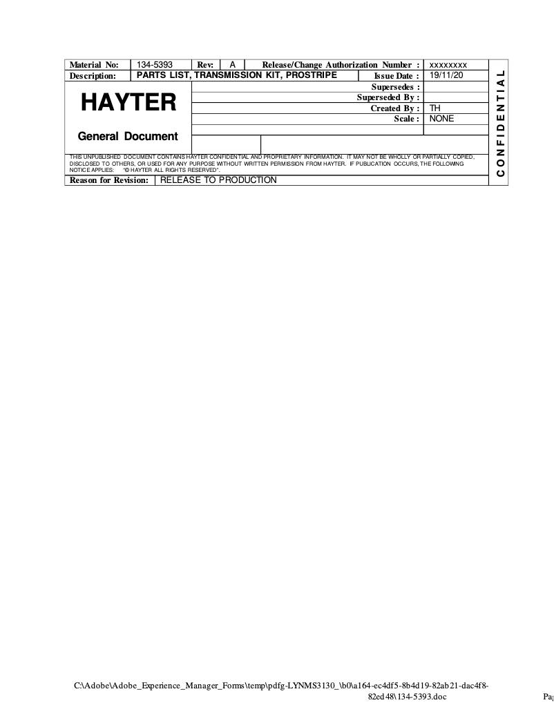 Image de la première page du manuel de l'appareil HARRIER 56 PRO