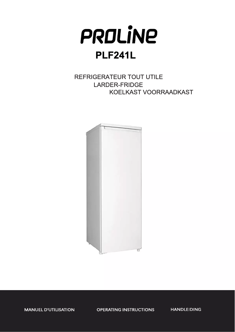 Image de la première page du manuel de l'appareil PLF241L