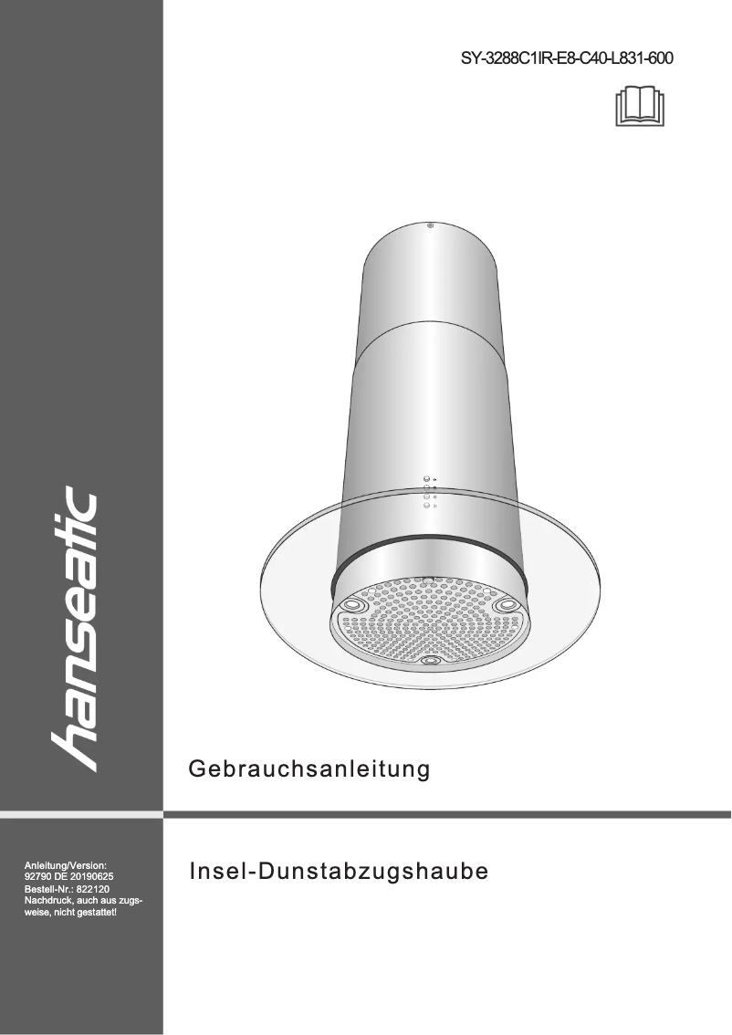 Page 1 de la notice Manuel utilisateur Hanseatic SY-3288C1IR-E8-C40-L831-600