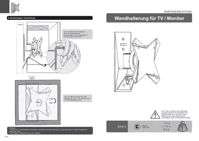 Page n°1 - Manuel utilisateur Ricoo S1511