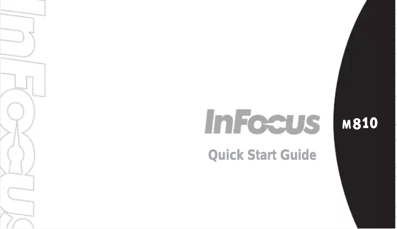 Page 1 de la notice Manuel utilisateur InFocus M810