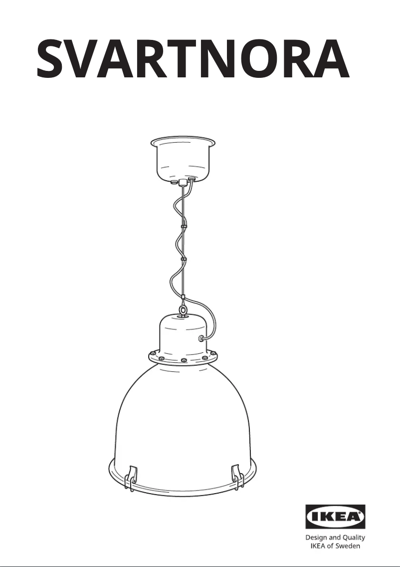 Image de la première page du manuel de l'appareil SVARTNORA 605.375.74