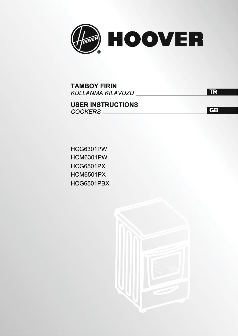 Page 1 de la notice Manuel utilisateur Hoover HCM6501PX