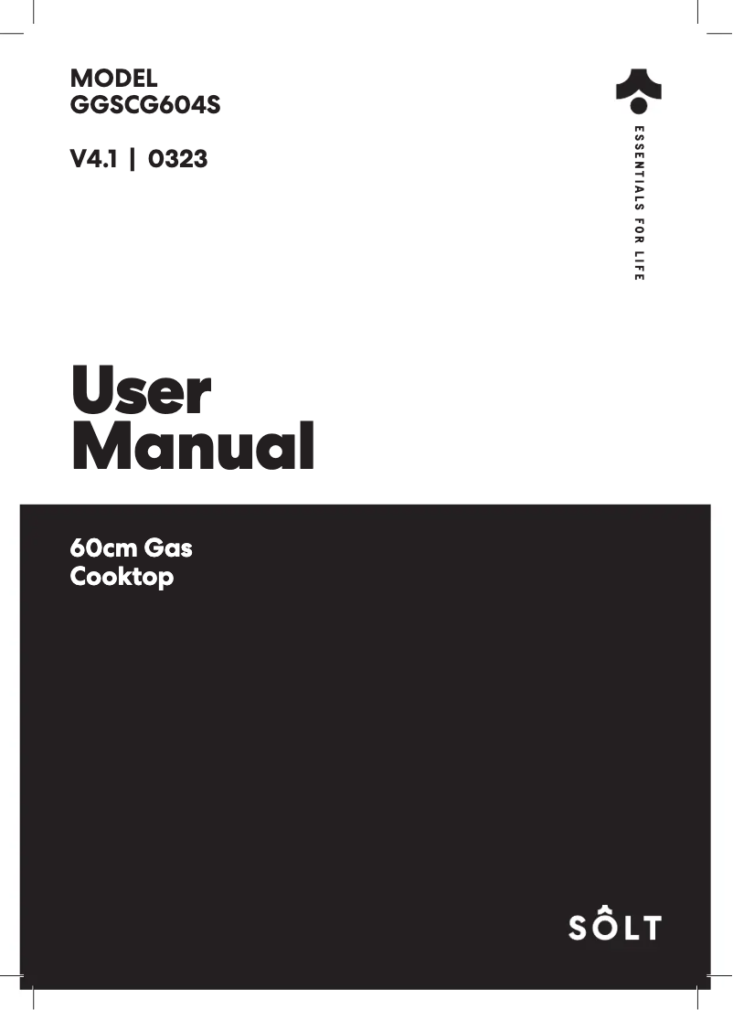 Page n°1 - Manuel utilisateur Sôlt GGSOMCG60