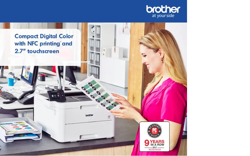 Page 1 de la notice Brochure Brother HL-L3270CDW