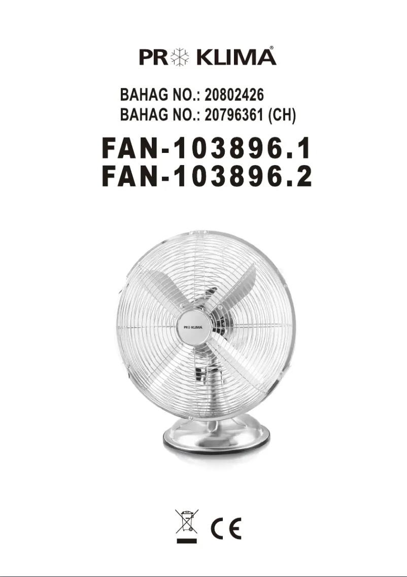 Página 1 del manual Manual de usuario Emerio FAN-103896
