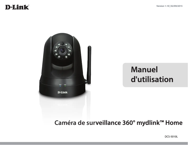 Page 1 de la notice Manuel utilisateur D-Link DCS-5010L