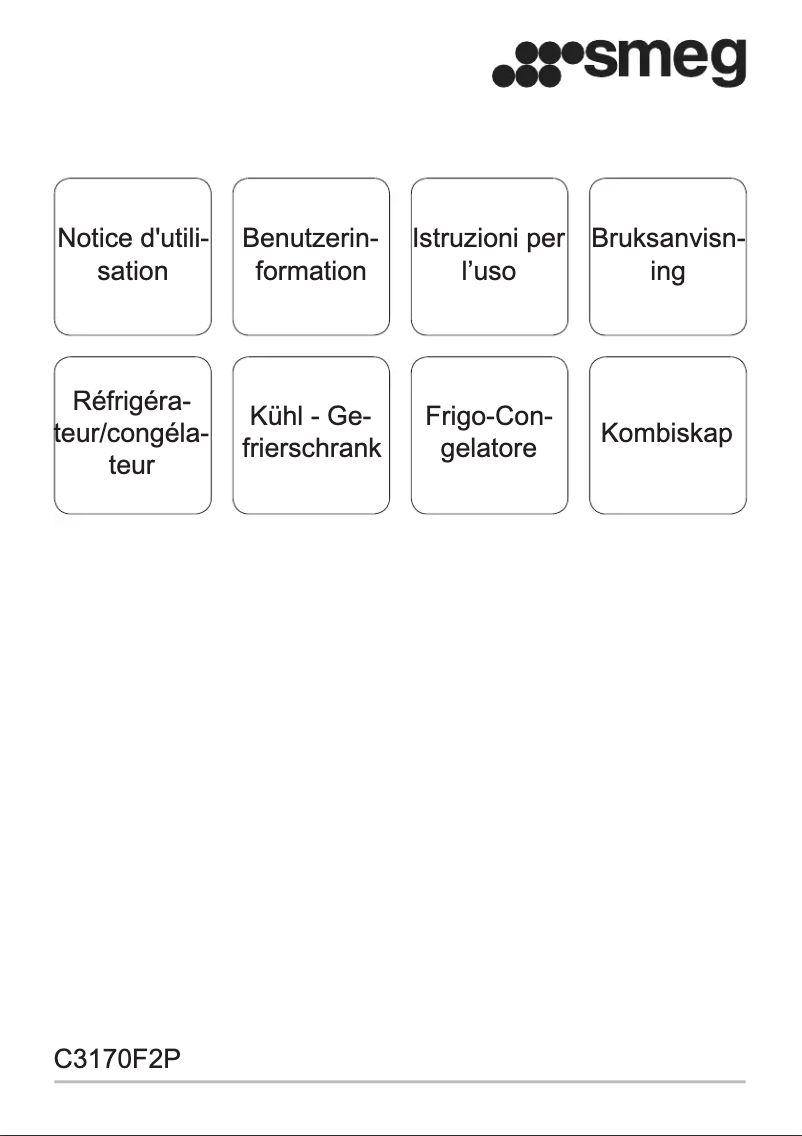 Page n°1 - Manuel utilisateur Smeg C3170F2P