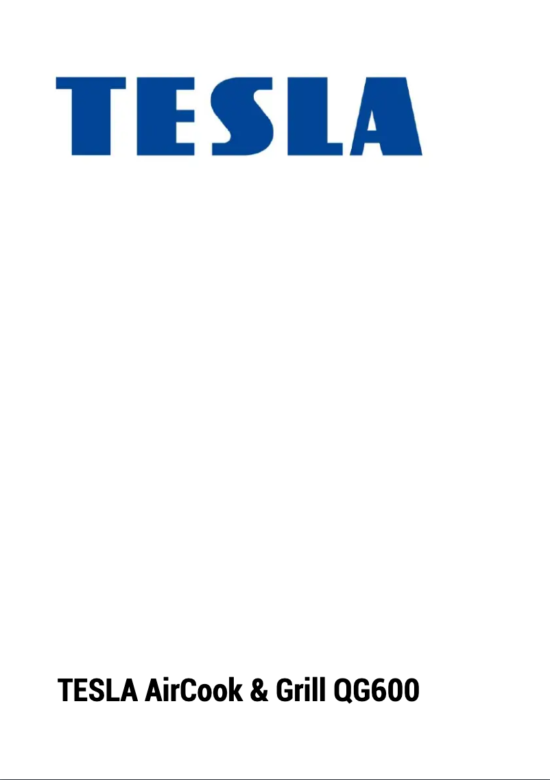 Image de la première page du manuel de l'appareil AirCook & Grill QG600