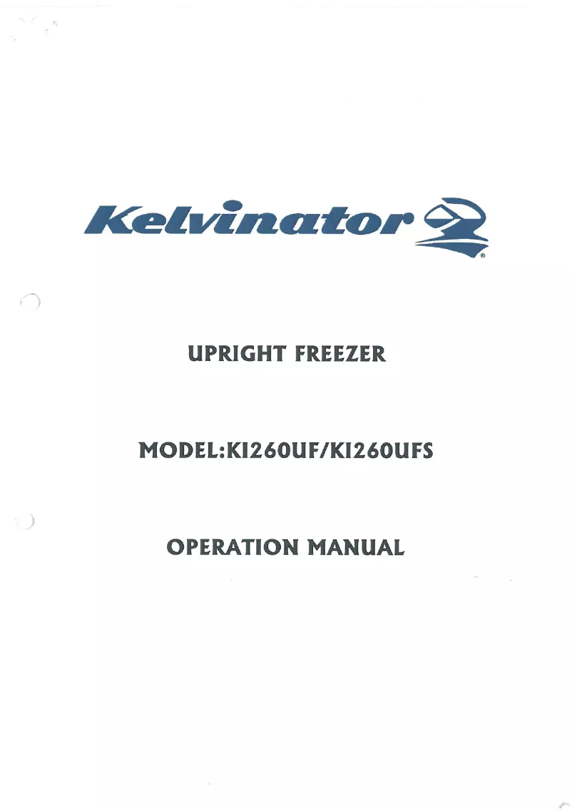 Page n°1 - Manuel utilisateur Kelvinator KI260UF