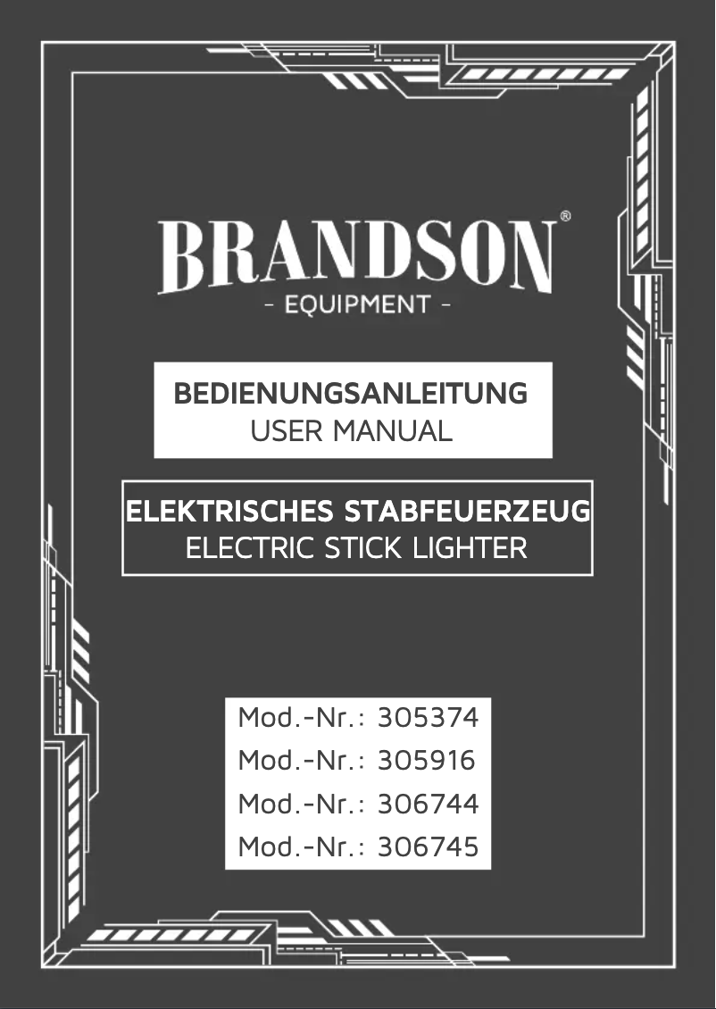 Page n°1 - Manuel utilisateur Brandson 306980