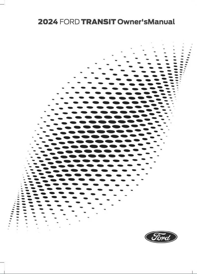 Page 1 de la notice Manuel utilisateur Ford Transit (2024)