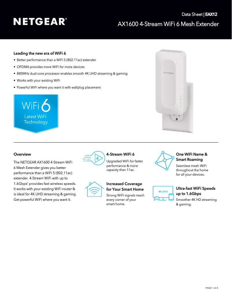 Image de la première page du manuel de l'appareil EAX12