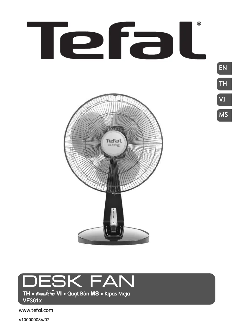 Page 1 de la notice Manuel utilisateur Tefal Harmony Ionic VF3615