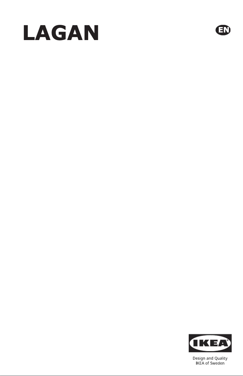 Página 1 del manual Manual de usuario Ikea LAGAN 804.621.67