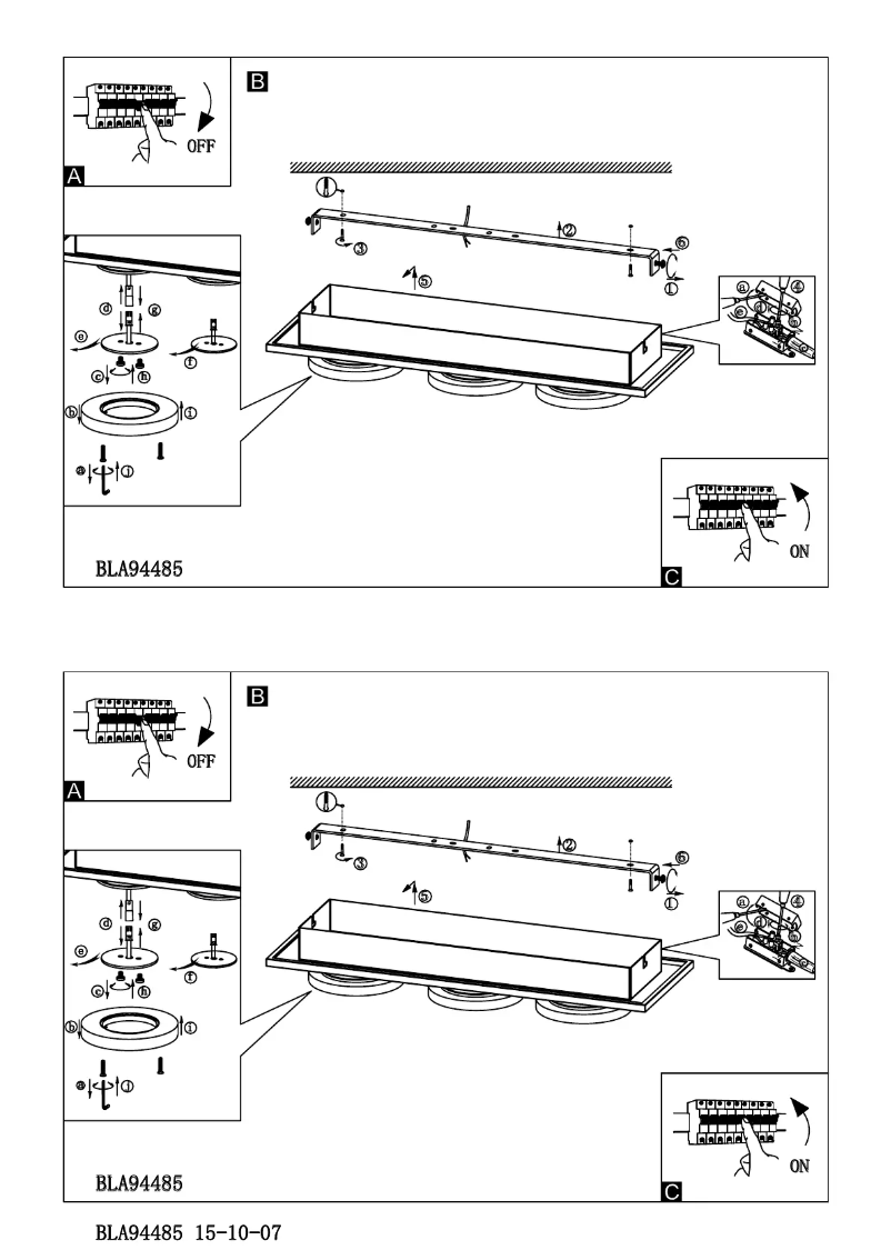 Page n°1 - Manuel utilisateur Eglo Cisterno
