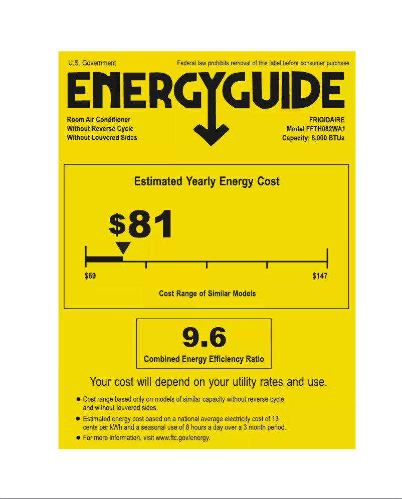 Image de la première page du manuel de l'appareil FFTH082WA1