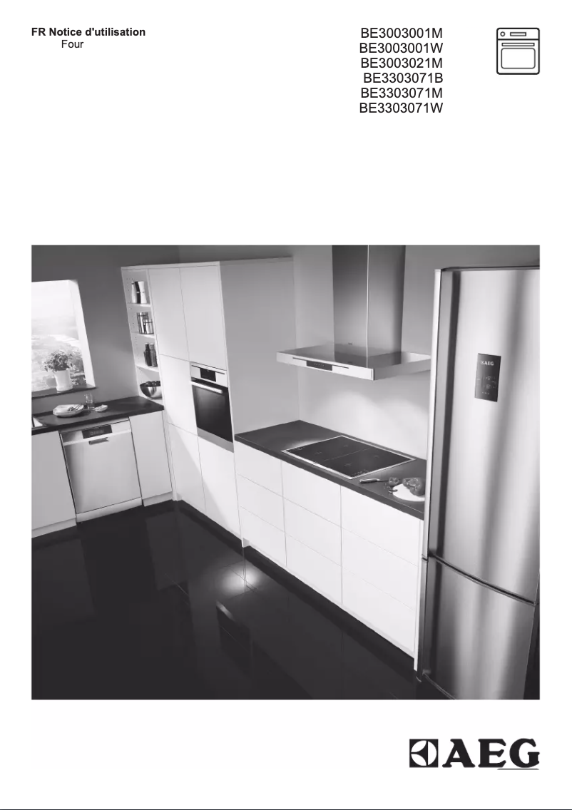 Page 1 de la notice Manuel utilisateur AEG BE3303071
