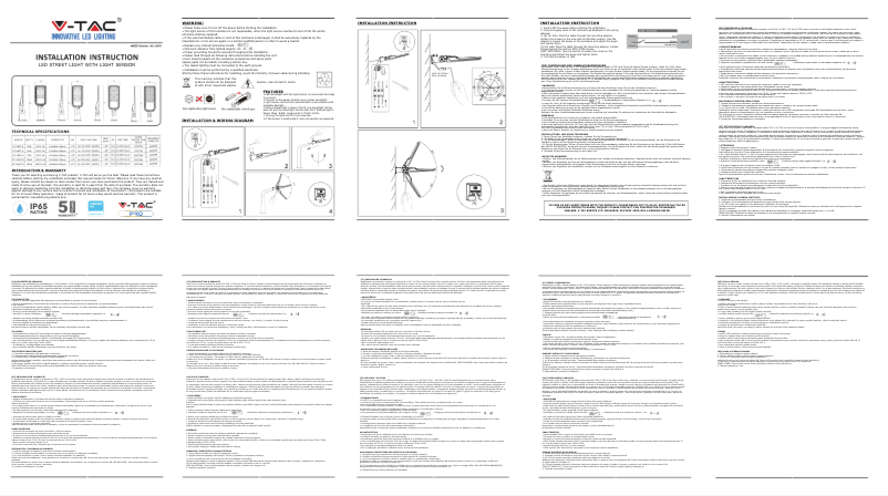 Image de la première page du manuel de l'appareil VT-59ST