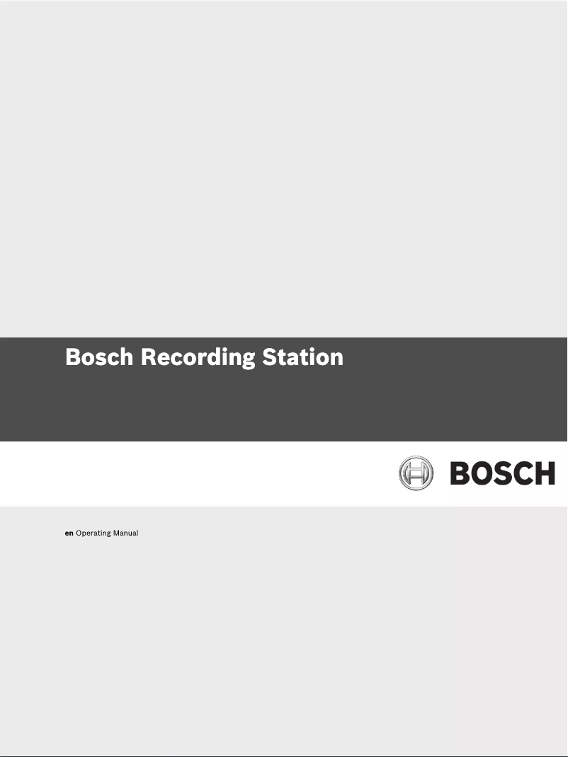 Page n°1 - Manuel utilisateur Bosch BRS-RAC2-8100A