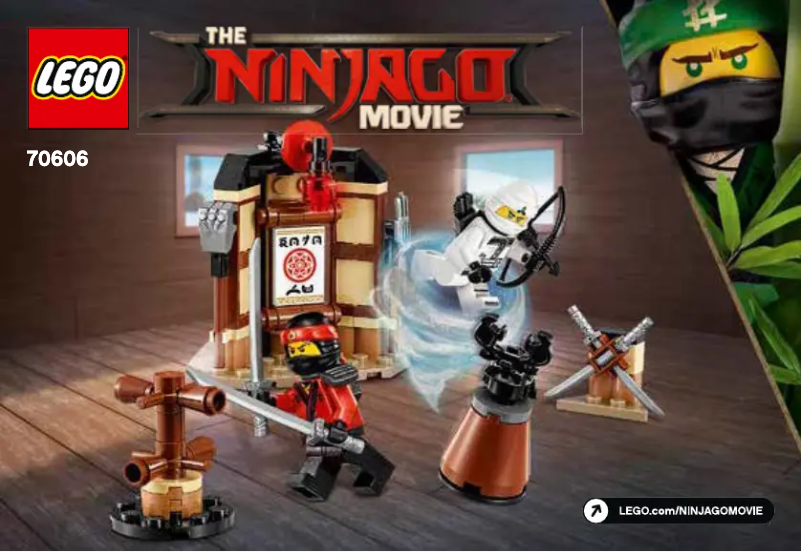 Page 1 de la notice Manuel utilisateur Lego The Ninjago Movie 70606