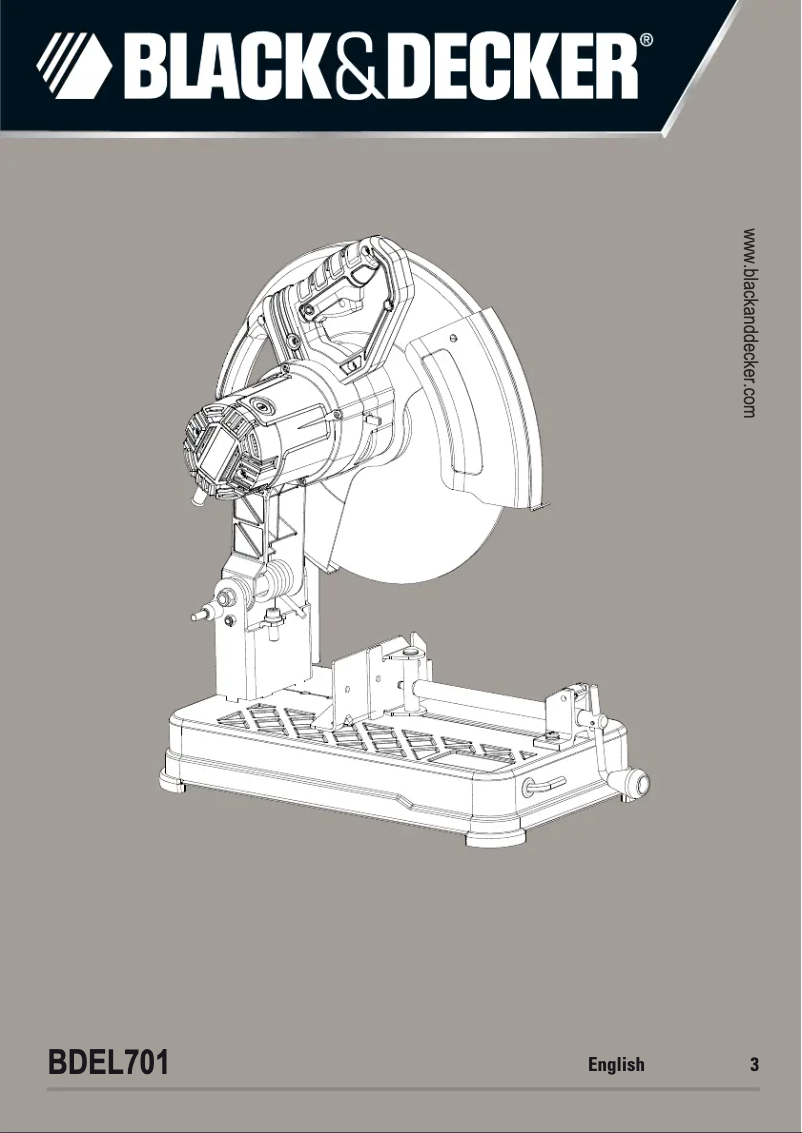 Page 1 de la notice Manuel utilisateur Black & Decker BDEL701