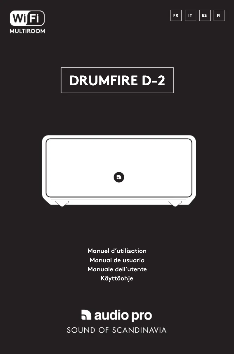 Page 1 de la notice Manuel utilisateur Audio Pro Drumfire D-2