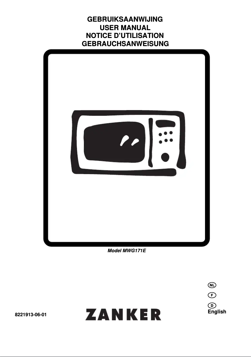 Page n°1 - Manuel utilisateur Zanker MWG 171E