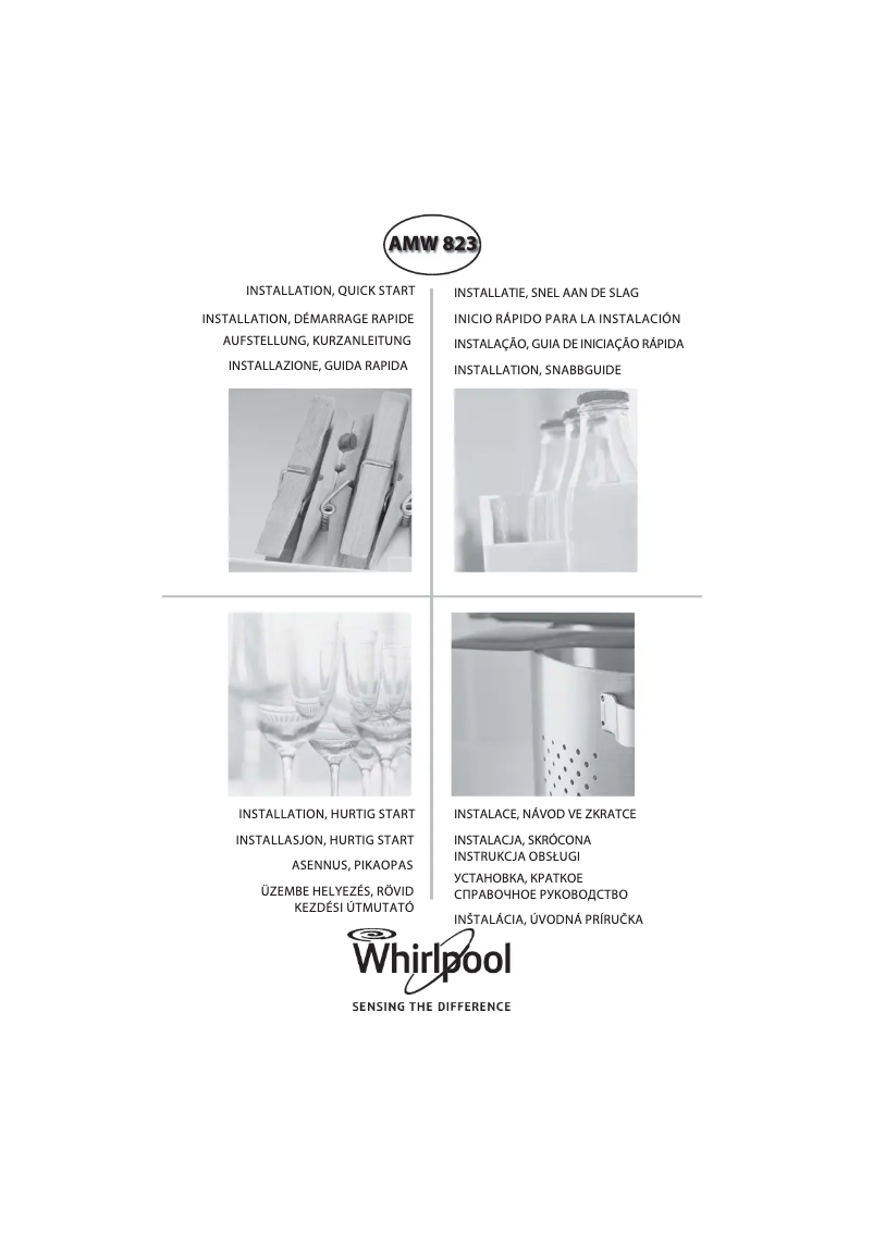Page n°1 - Manuel utilisateur Whirlpool AMW 823