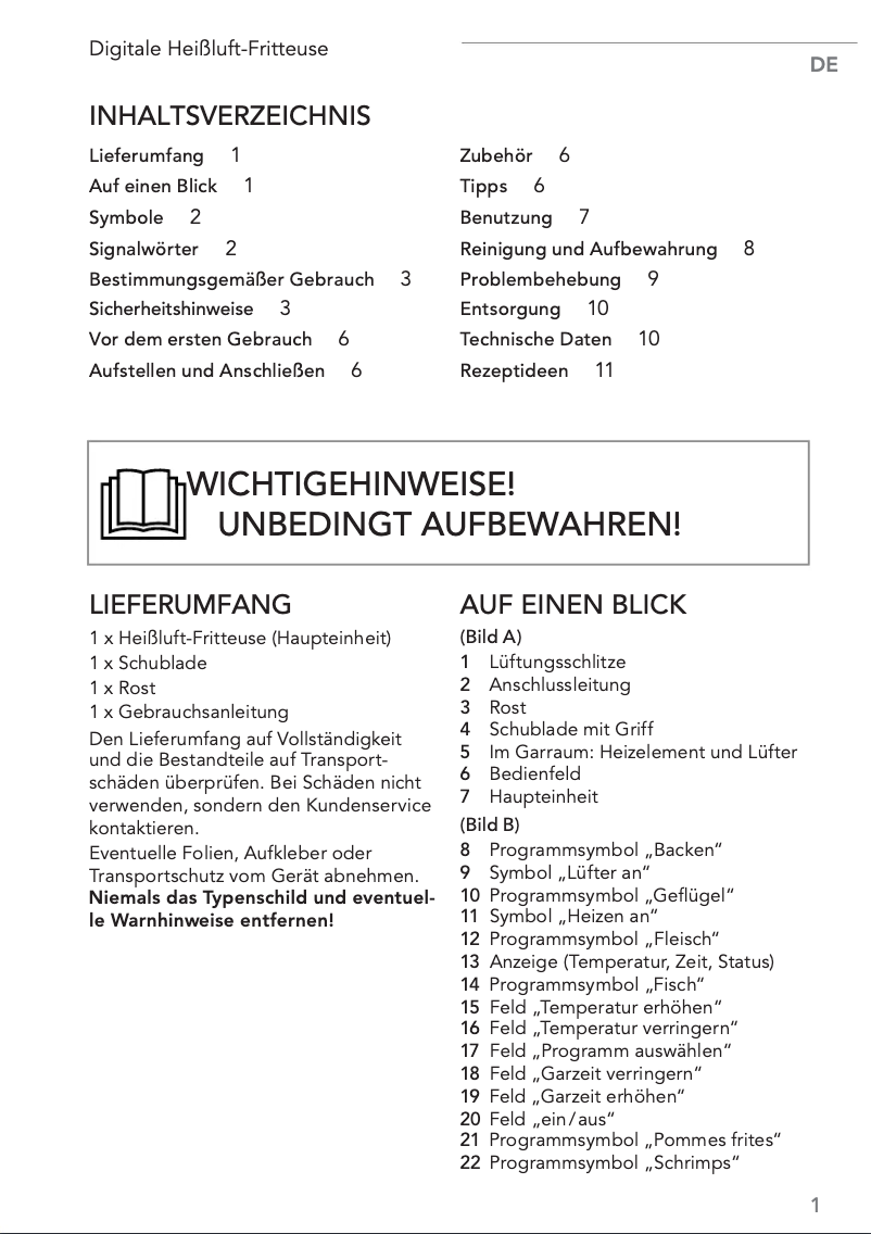 Page 1 de la notice Manuel utilisateur Maxxmee 03000