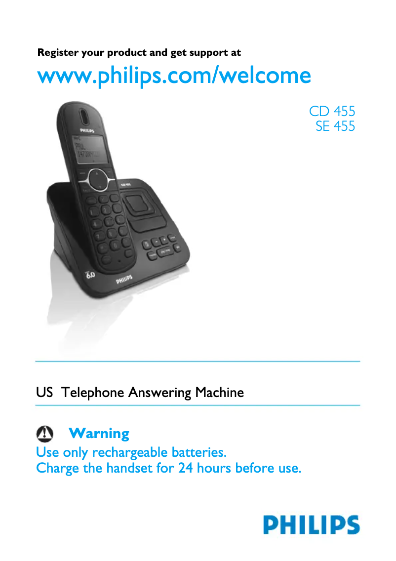 Página 1 del manual Manual de usuario Philips CD4552B