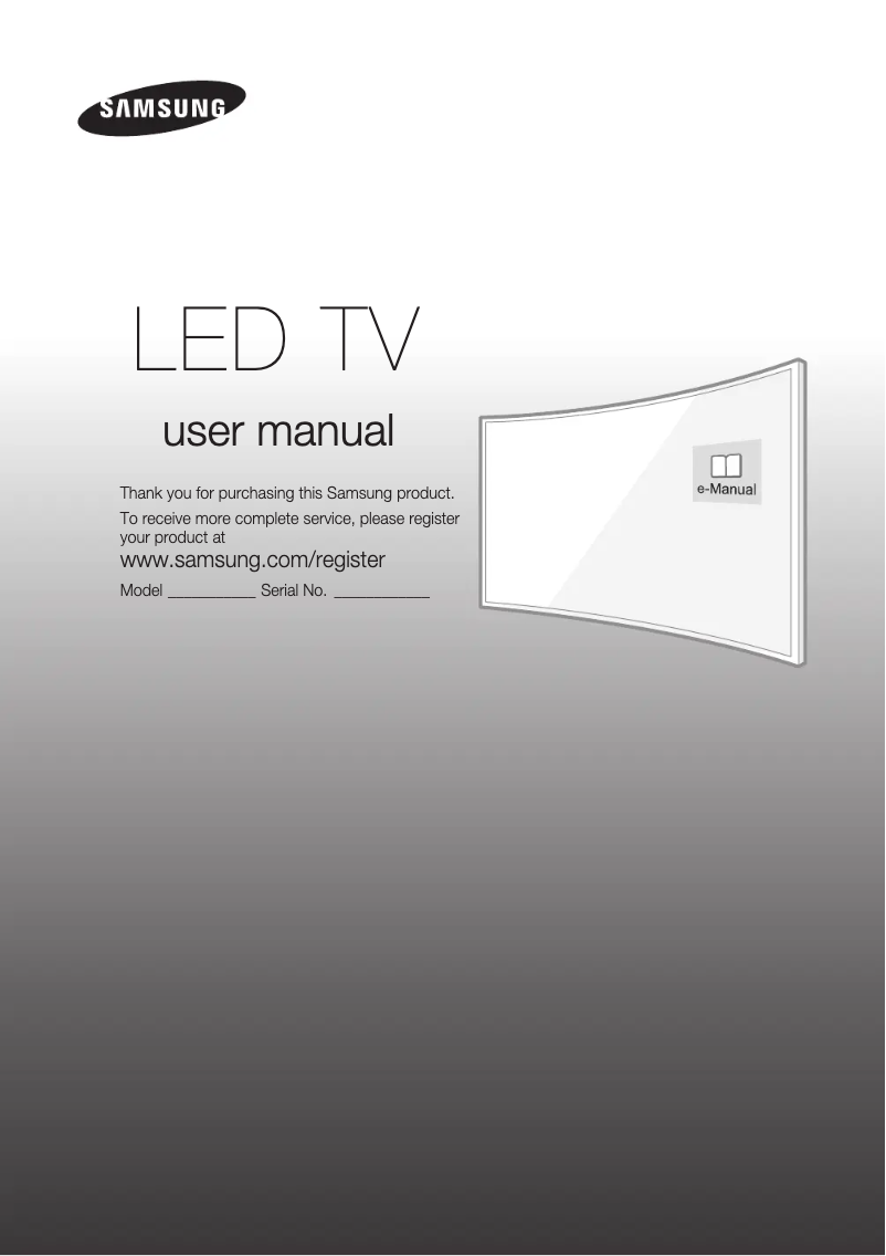 Image de la première page du manuel de l'appareil UE32S9AU
