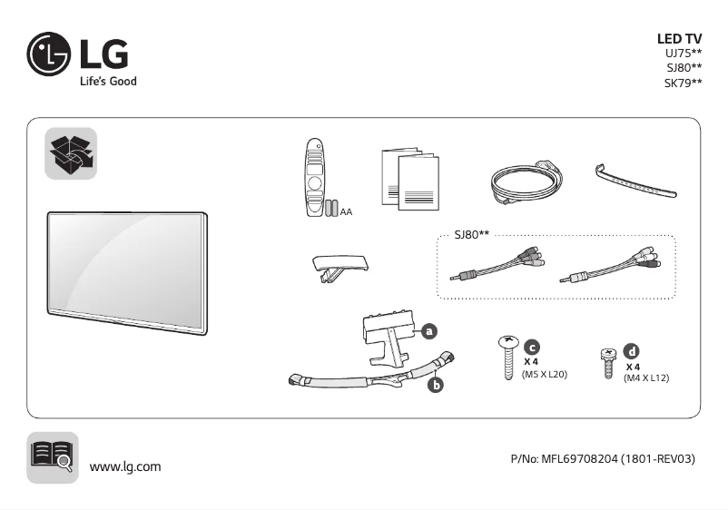 Page n°1 - Manuel utilisateur LG 49SK7900YVB
