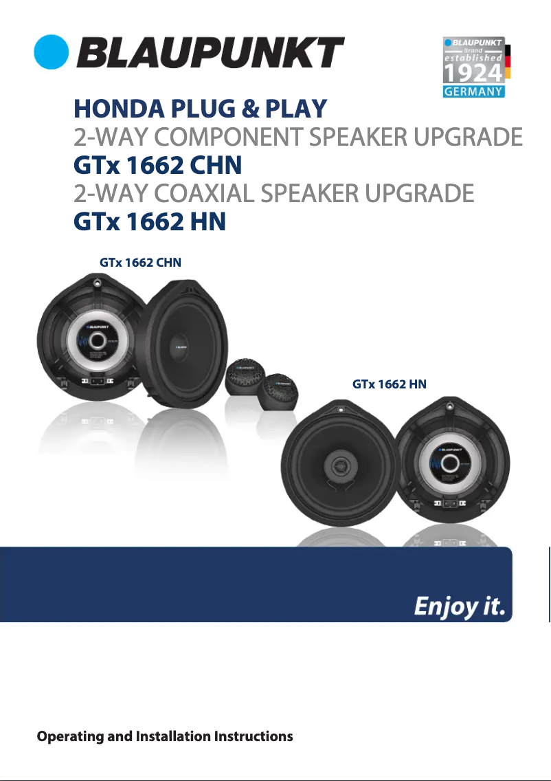 Image de la première page du manuel de l'appareil GTx 1662 HN