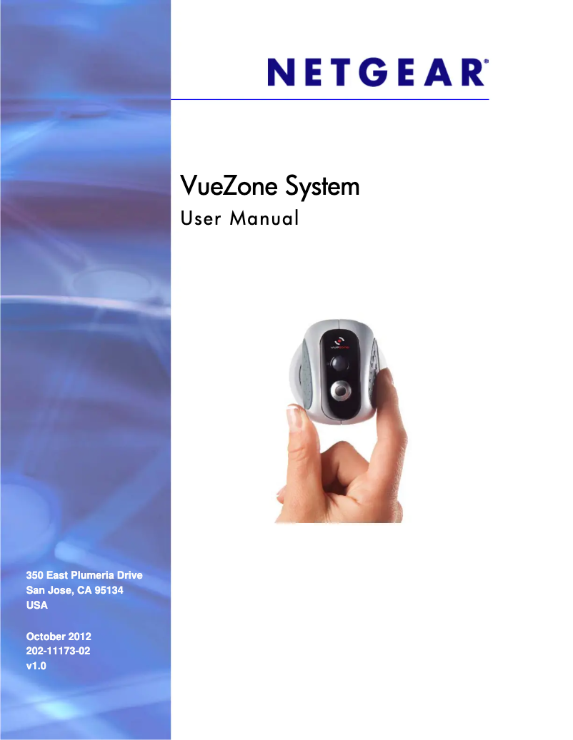 Page 1 de la notice Manuel utilisateur Netgear VueZone