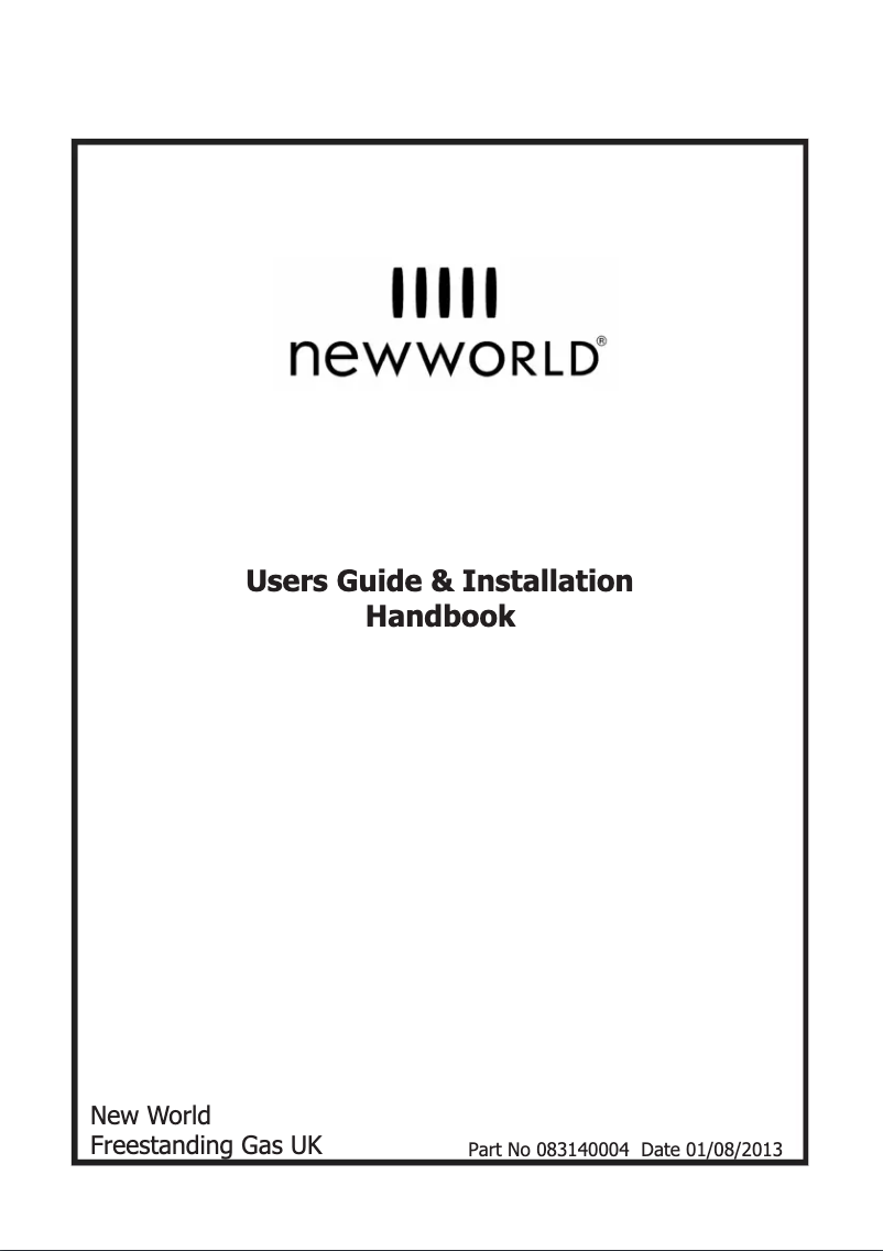 Page 1 de la notice Manuel utilisateur New World 550TSIDOm