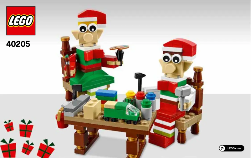 Page 1 de la notice Manuel utilisateur Lego Little Elf Helpers 40205