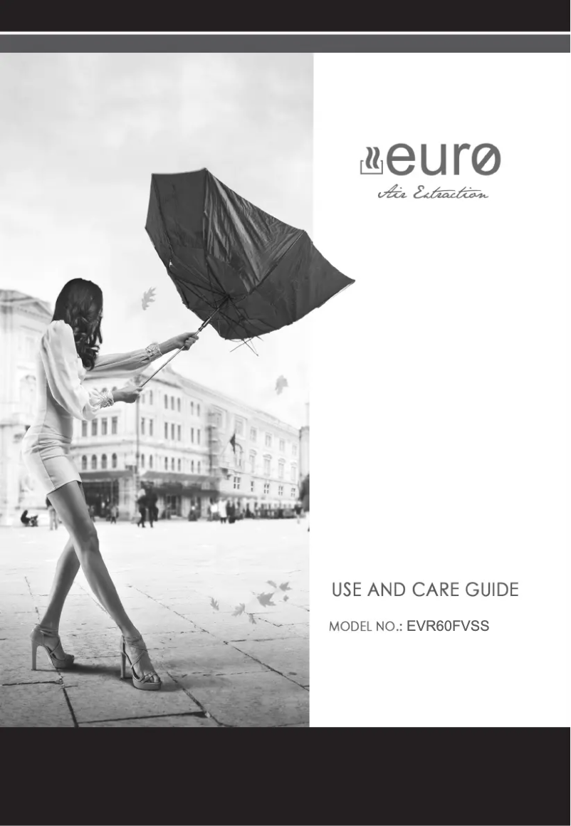 Page n°1 - Manuel utilisateur Euro Appliances EVR60FVSS