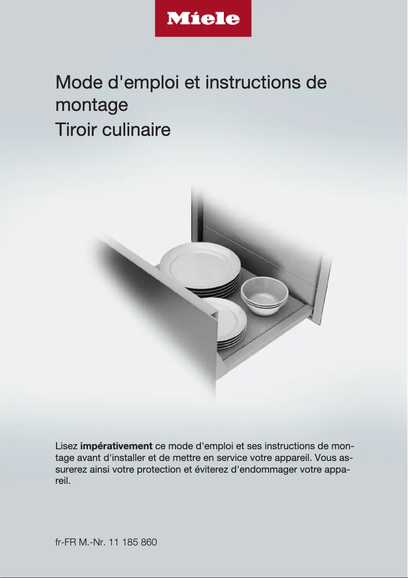 Image de la première page du manuel de l'appareil ESW 7110