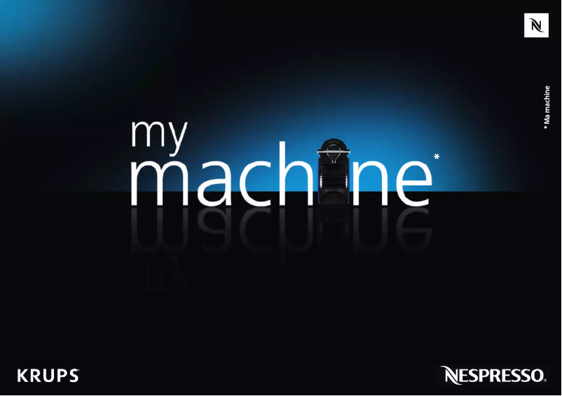 Image de la première page du manuel de l'appareil Nespresso Pixie YY1201