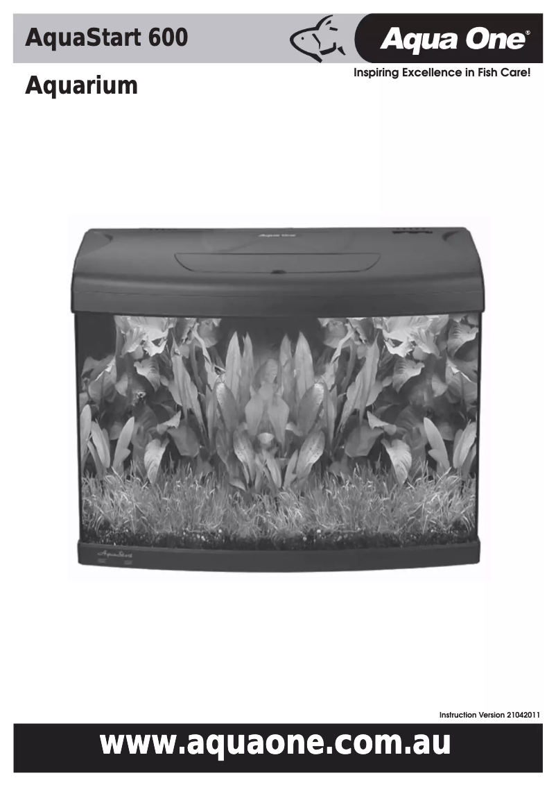 Image de la première page du manuel de l'appareil AquaStart 600