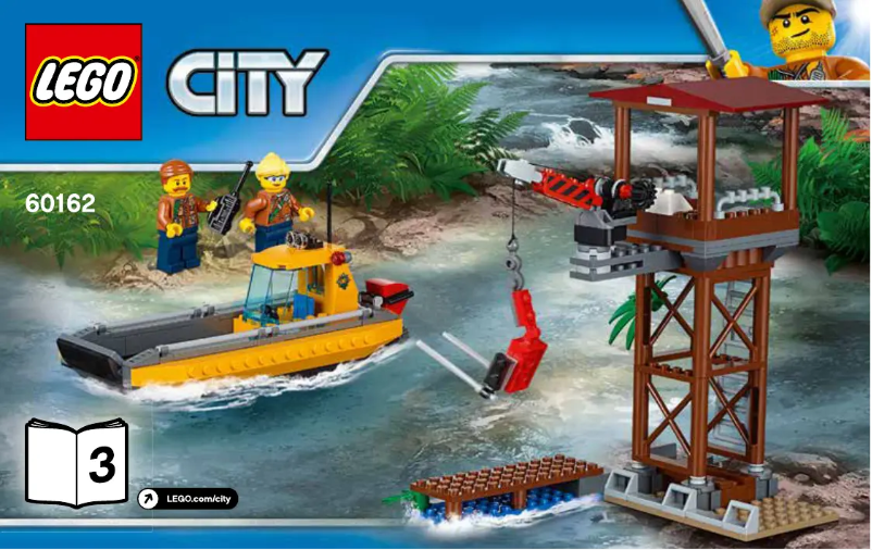 Page 1 de la notice Manuel utilisateur Lego City 60162