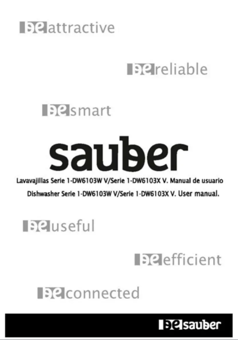 Page 1 de la notice Manuel utilisateur Sauber SERIE 1-DW6103W V