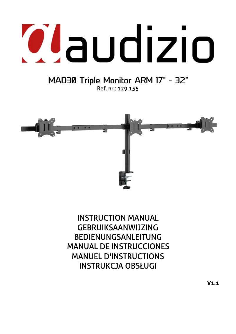 Page n°1 - Manuel utilisateur Audizio MAD30