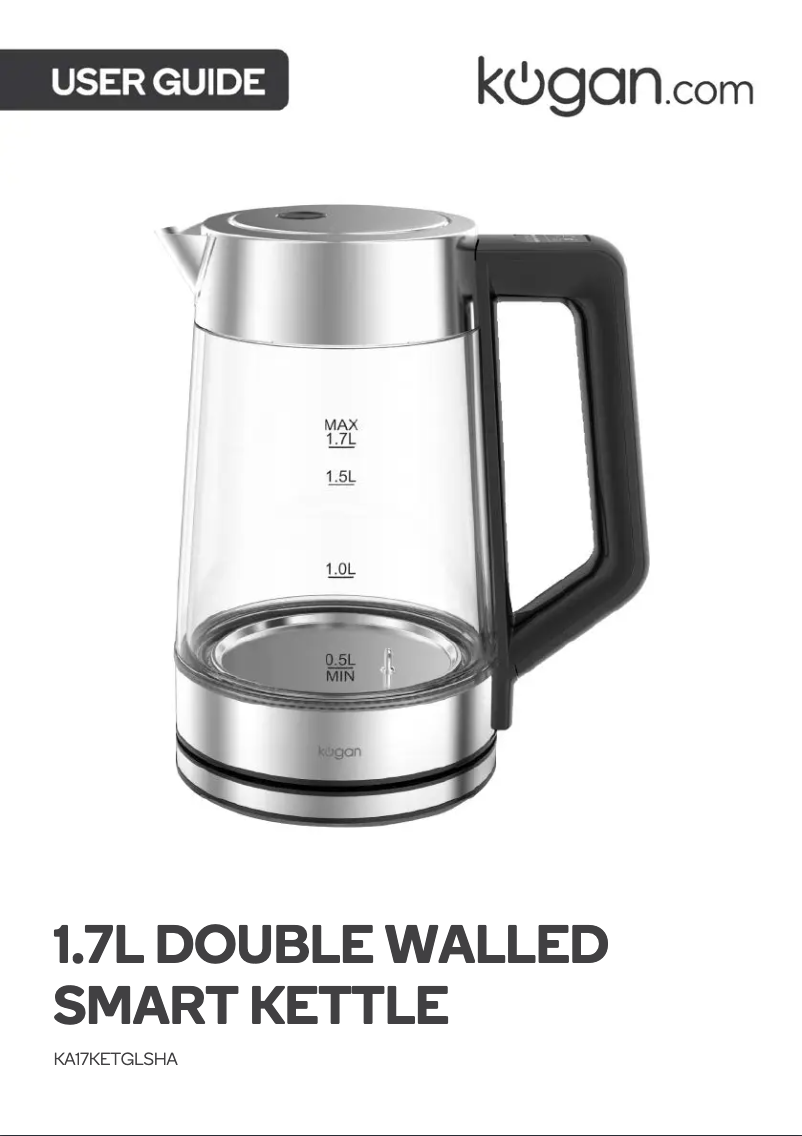 Page 1 de la notice Manuel utilisateur Kogan KA17KETGLSHA